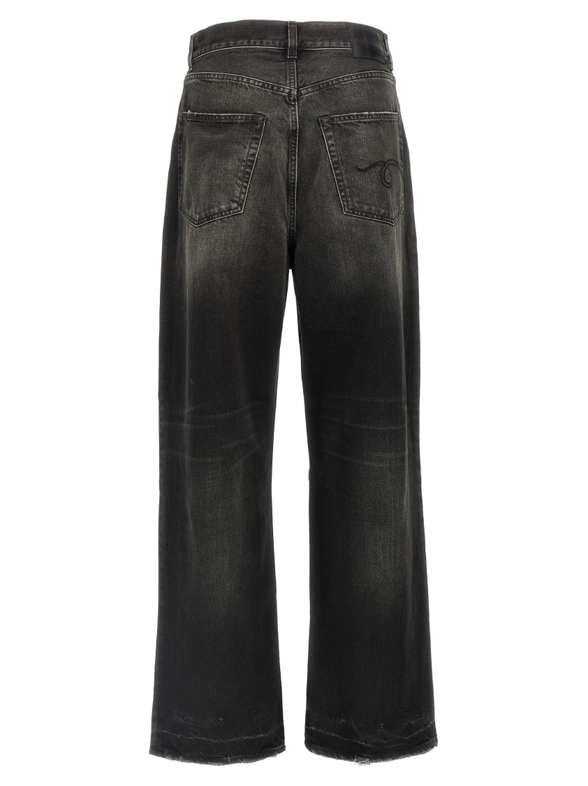 R13 Cuffed Courtney Jeans In Black