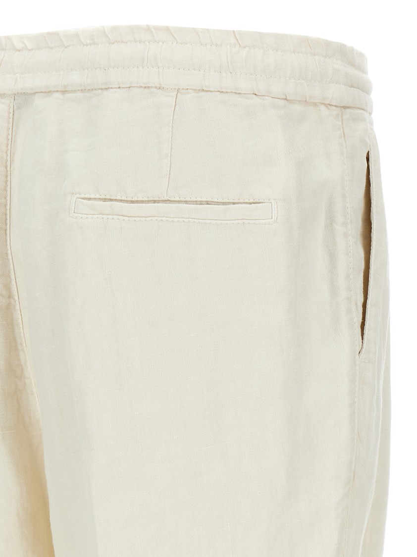 Brunello Cucinelli Corduroy Trousers In White