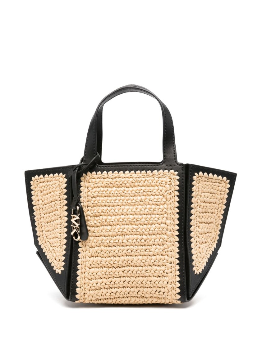 Michael Kors Jordi Small Hand-crocheted And Leather Tote Bag