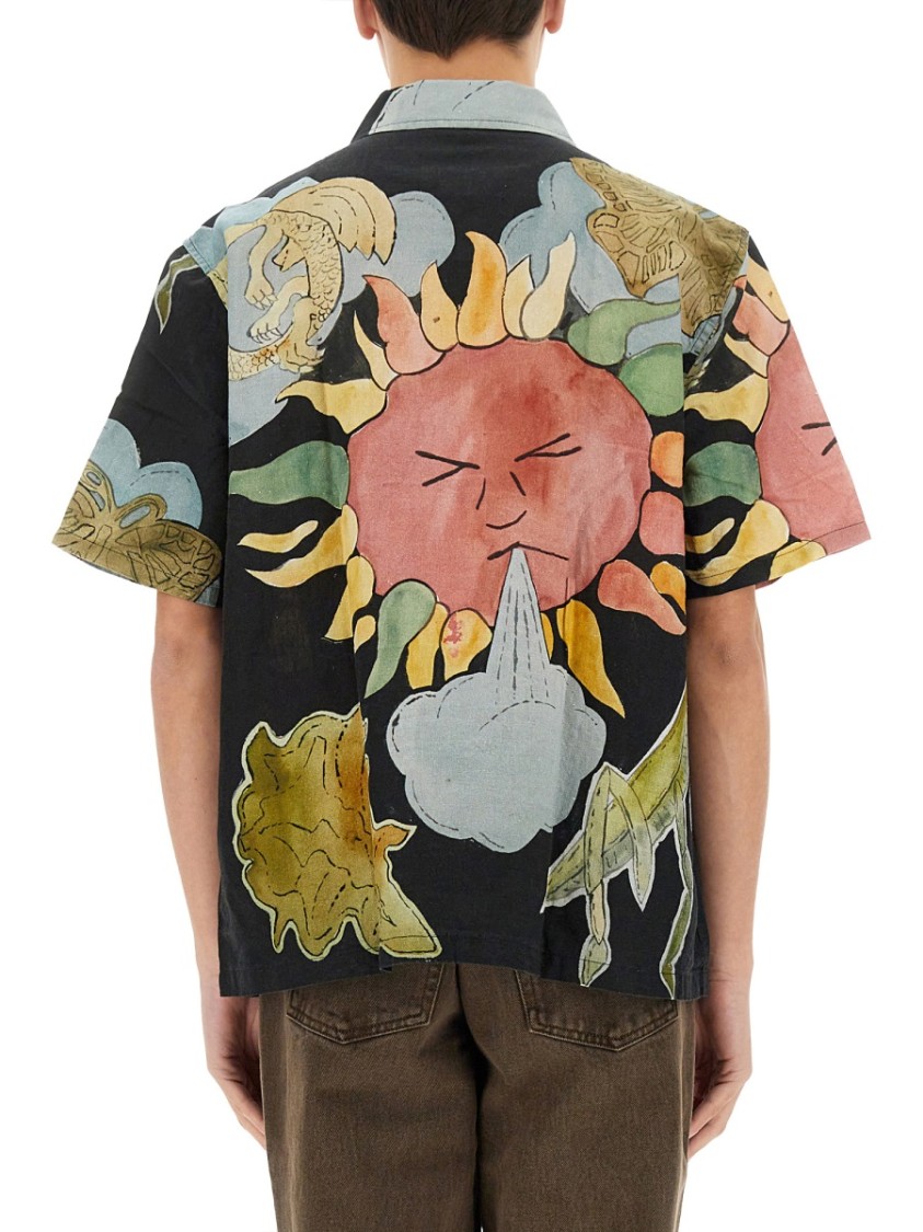Shop Our Legacy Artistic Print Box Shirt In Multicolor
