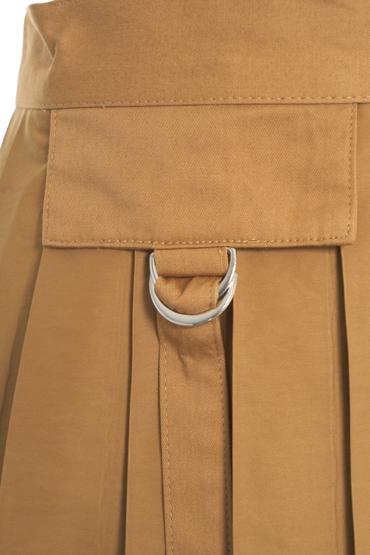 Liu •jo Liu Jo Pleated Nylon Skirt With Stylish Waist Belt