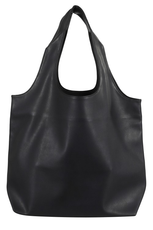A.P.C. Ninon Tote Bag in Black | THE LIST A.P.C. Ninon Tote Bag in Black | THE LIST