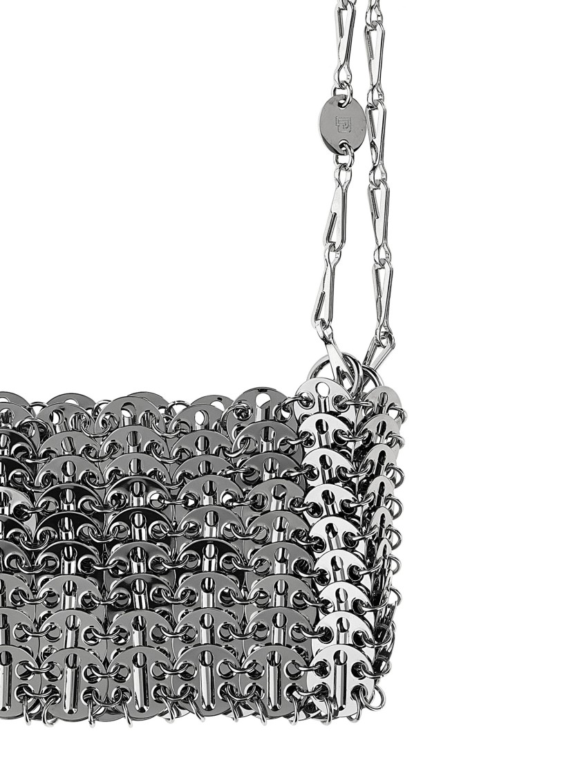 Rabanne Paco '1969 Nano' Shoulder Bag In Gray