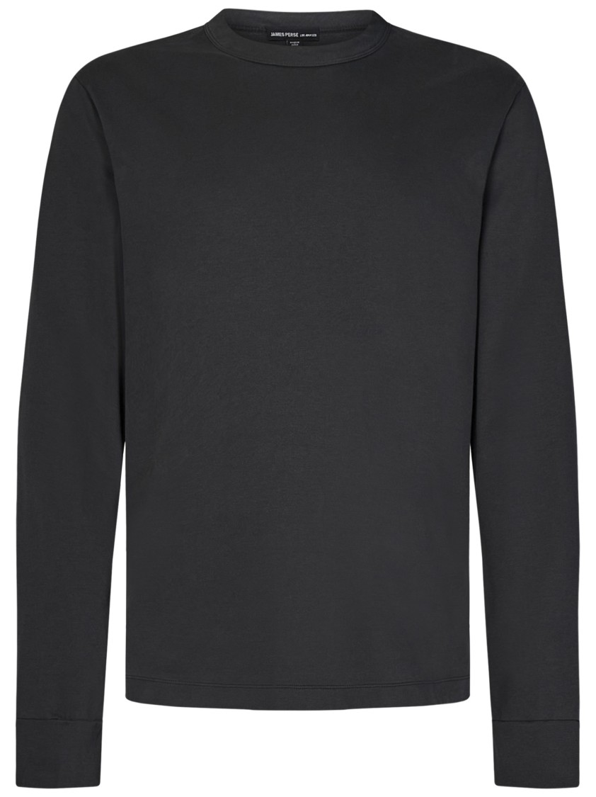 JAMES PERSE JAMES PERSE LONG-SLEEVED T-SHIRT WITH CLASSIC CREW NECKLINE 