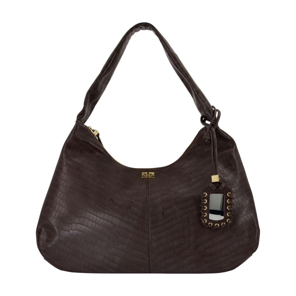 ショルダーバッグ・ポシェット Ganni Bou Xxl Travel Bag - Leather - Brown Ganni Bou Xxl Travel Bag - Leather - Brown Shoulder Bag