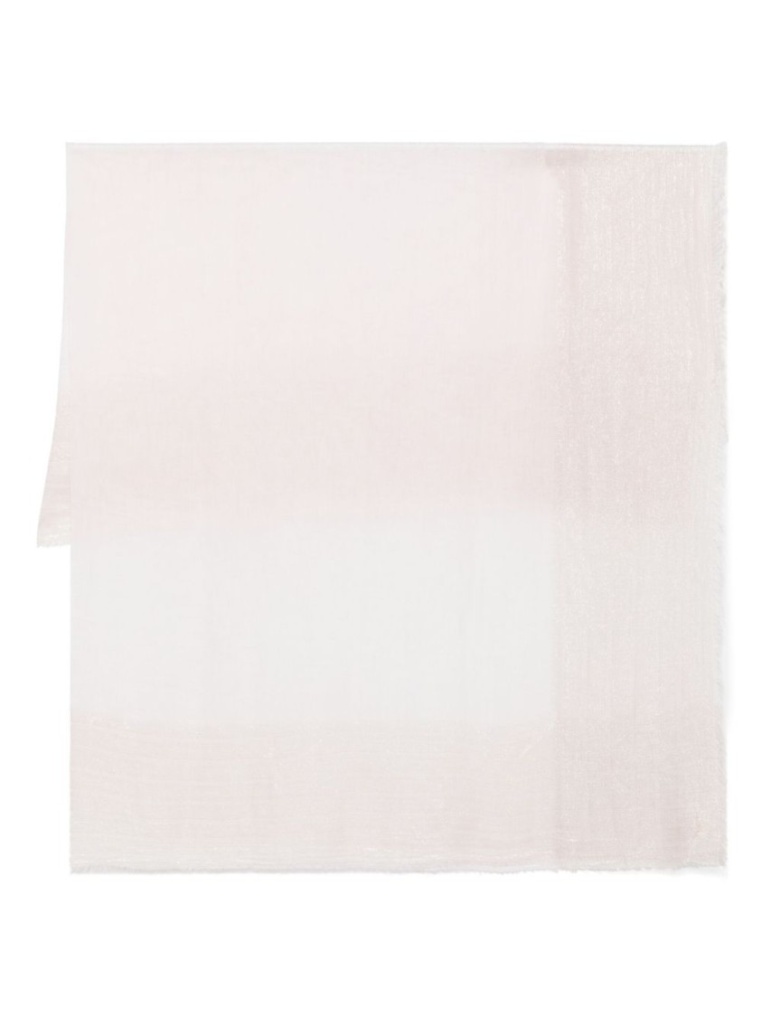Faliero Sarti Gradient Pink Scarf In Soft Modal-cashmere Blend