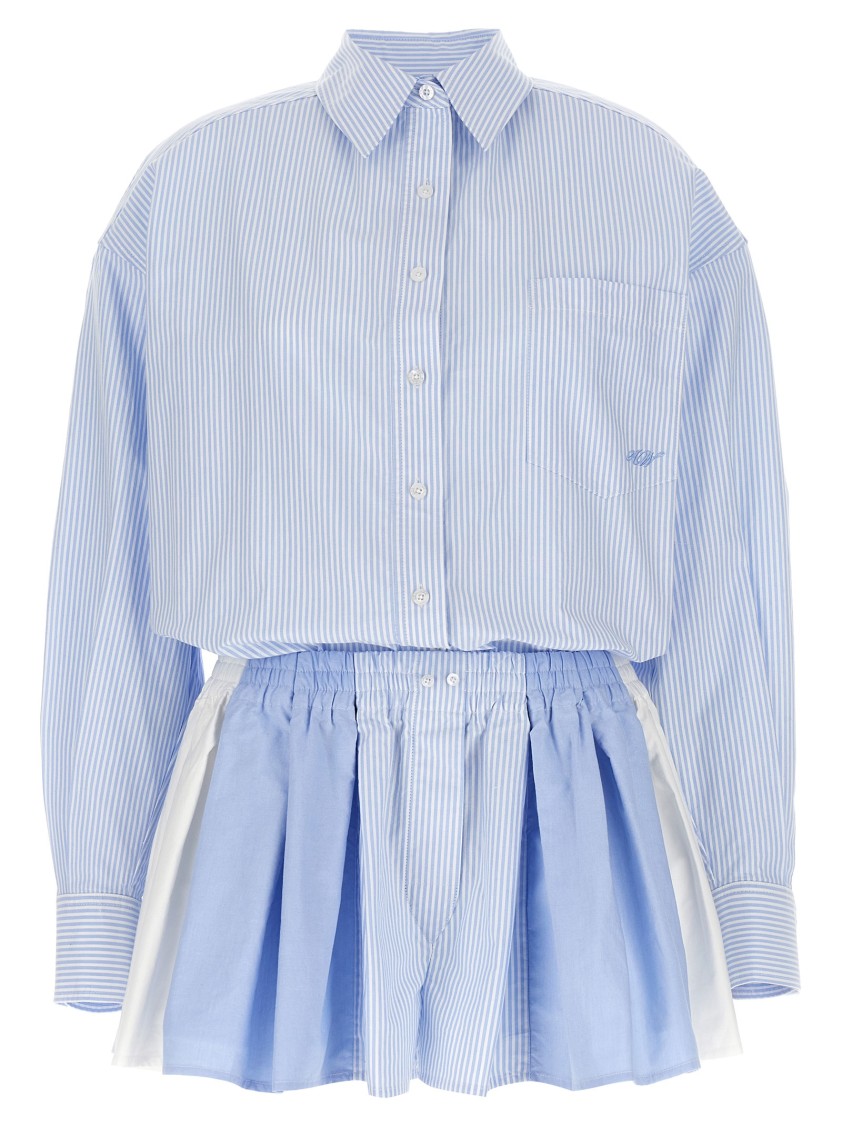 オールインワン・サロペット Alexander Wang 'Prestyled Pleated Boxer Romper' jumpsuit Alexander Wang 'Prestyled Pleated Boxer Romper' Jumpsuit