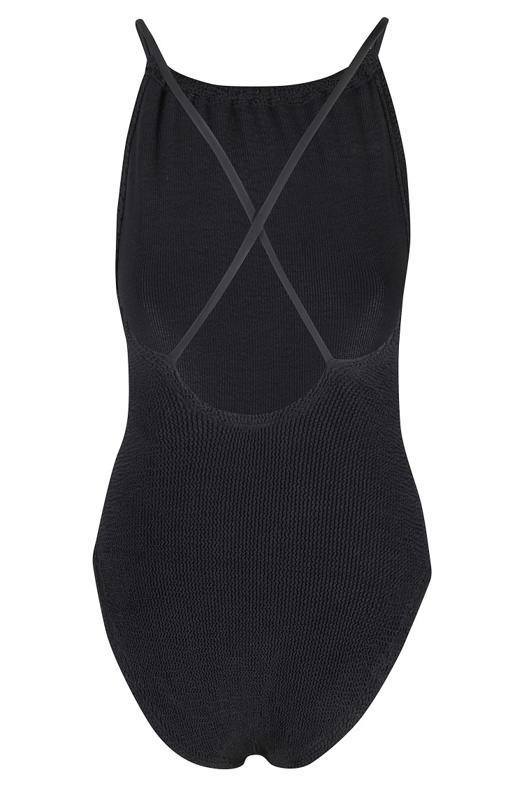 Shop Hunza G Portia One Piece Swimsuit - Black