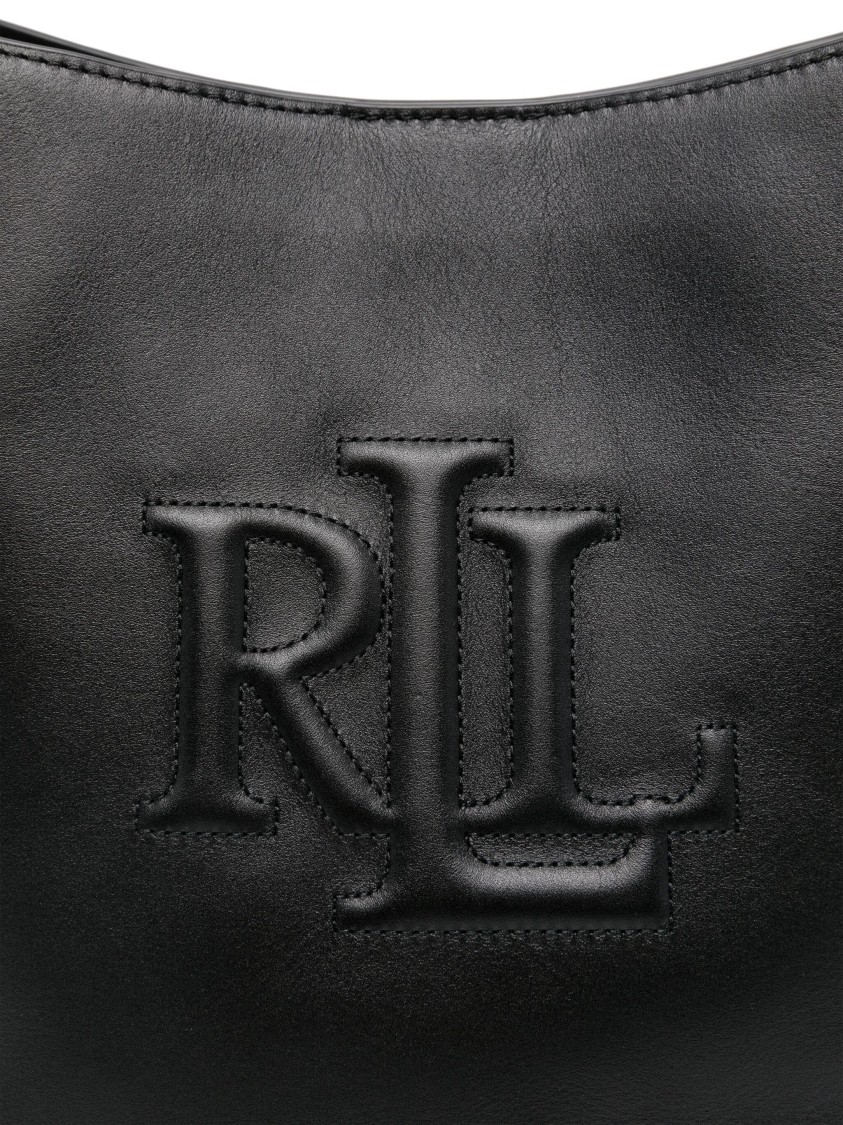 Ralph Lauren Lauren Witley Md Bk Bucket Bag Medium In Black