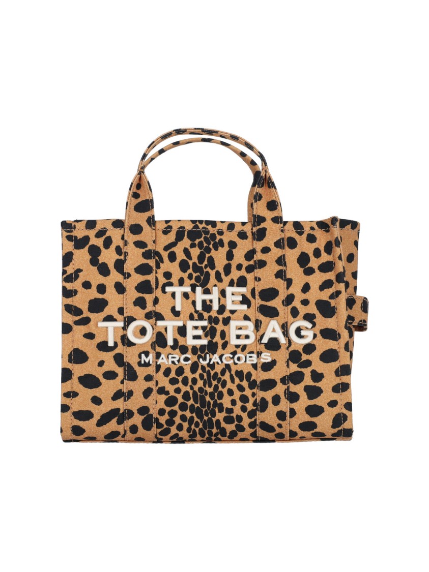 Marc Jacobs "The Medium Cheetah Canvas" Tote Bag