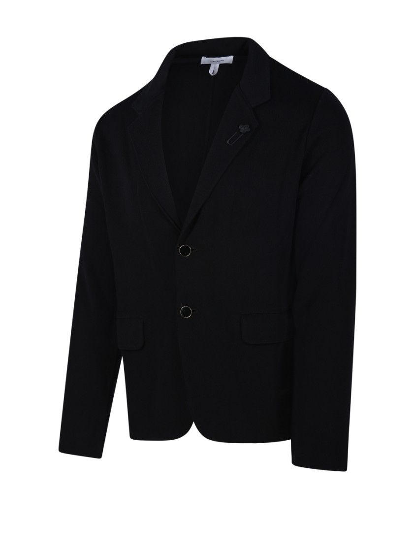 LARDINI LARDINI NOTCHED LAPEL BLAZER WITH TWO-BUTTON CLOSURE
