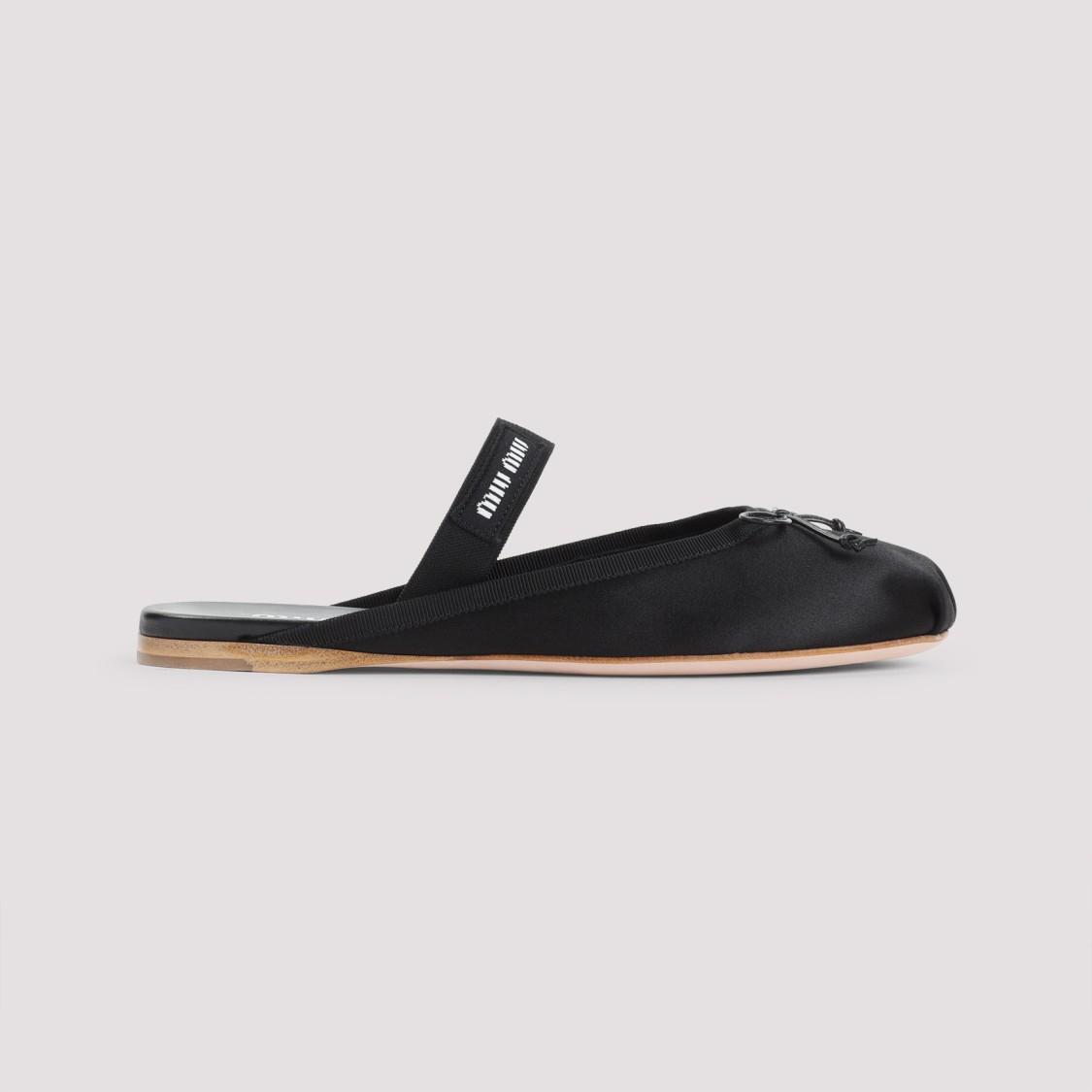 Miu Miu Black Viscose Mules