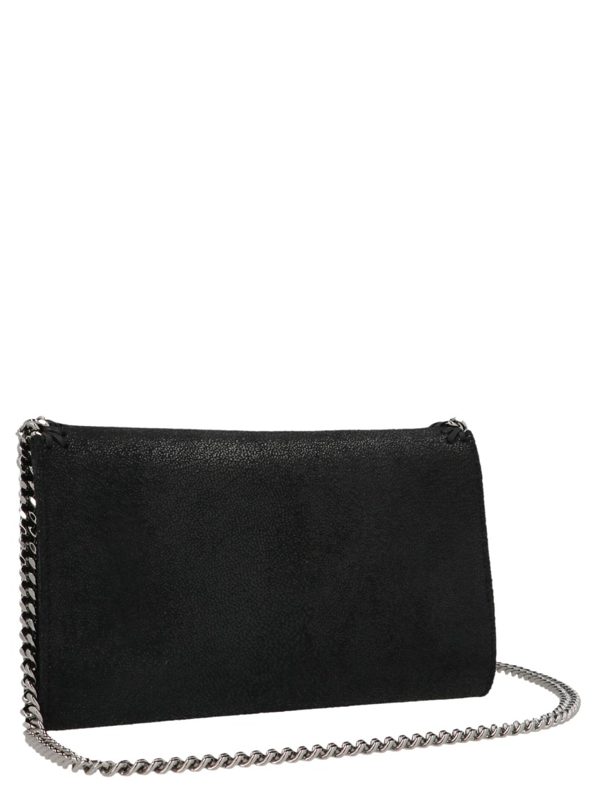 Stella Mccartney Falabella' Wallet On Chain In Black