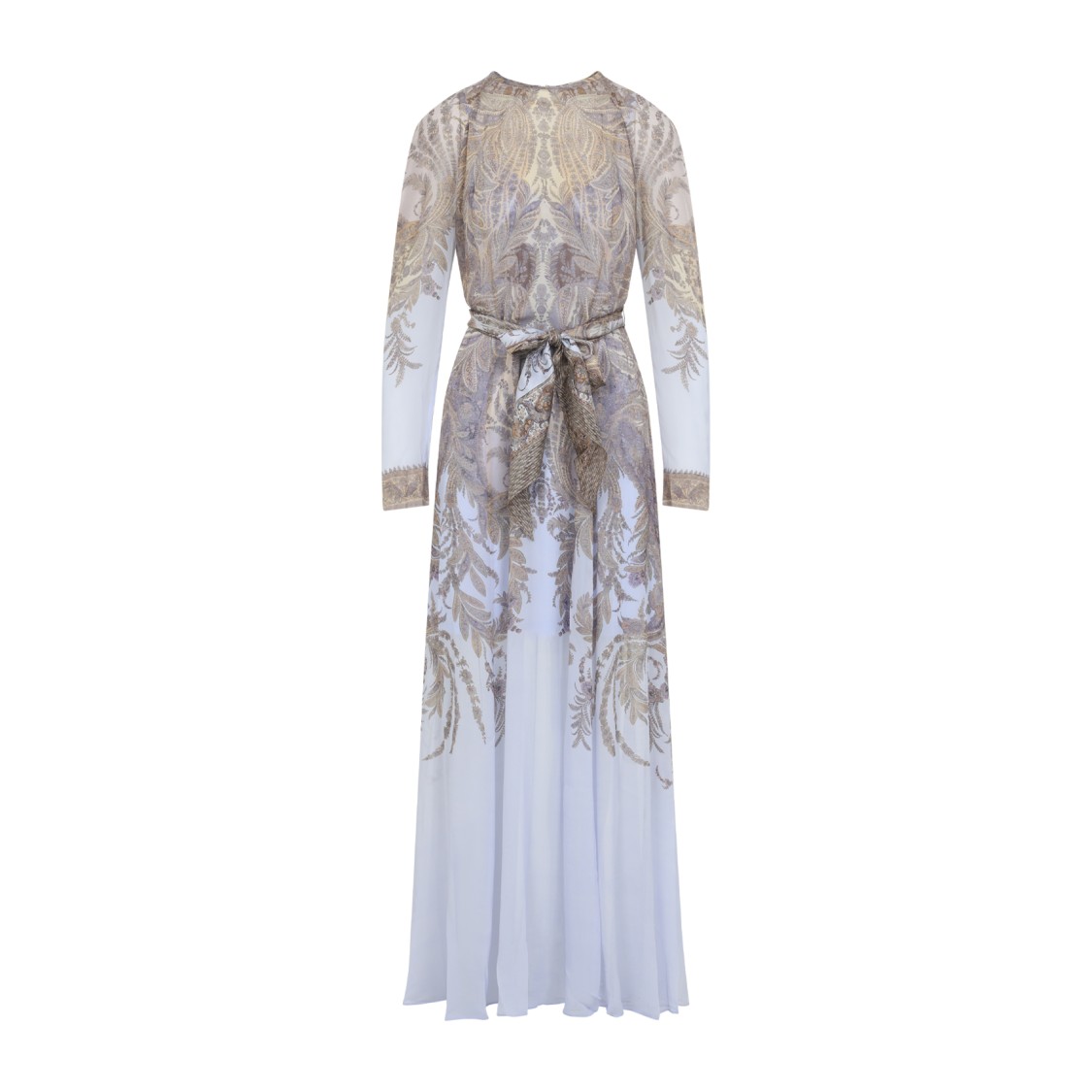 Zimmermann Flowing Maxi Dress With Paisley In Purple