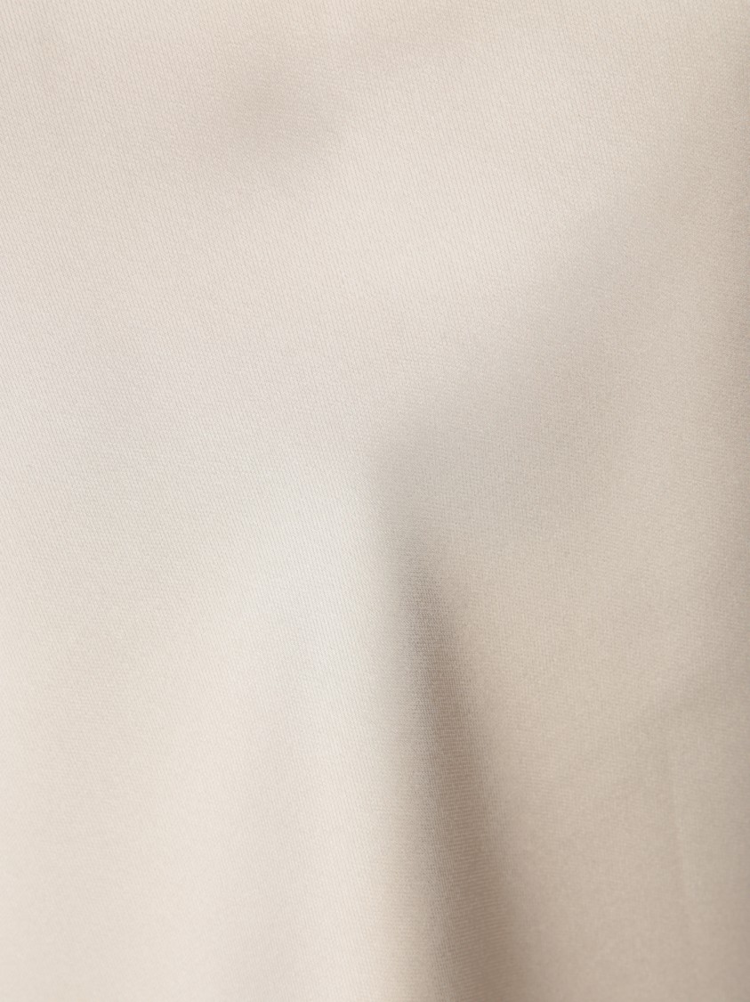 BLANCA VITA BLANCA VITA FLUID-CUT SATIN TANK TOP WITH THIN STRAPS