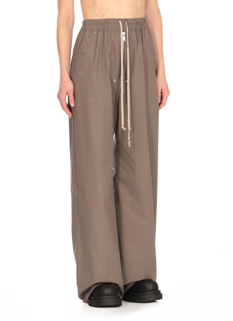 Rick Owens Green Cotton Pants In Green