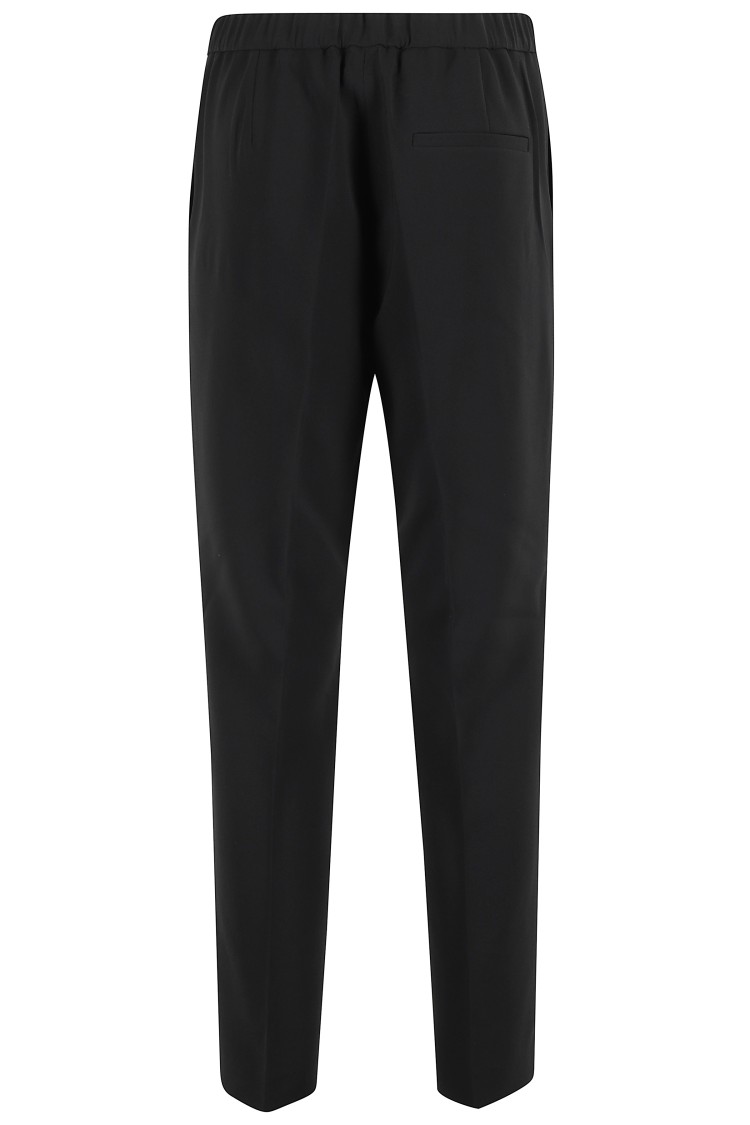 Theory Pull-on Trousers With Elastic Back In Black