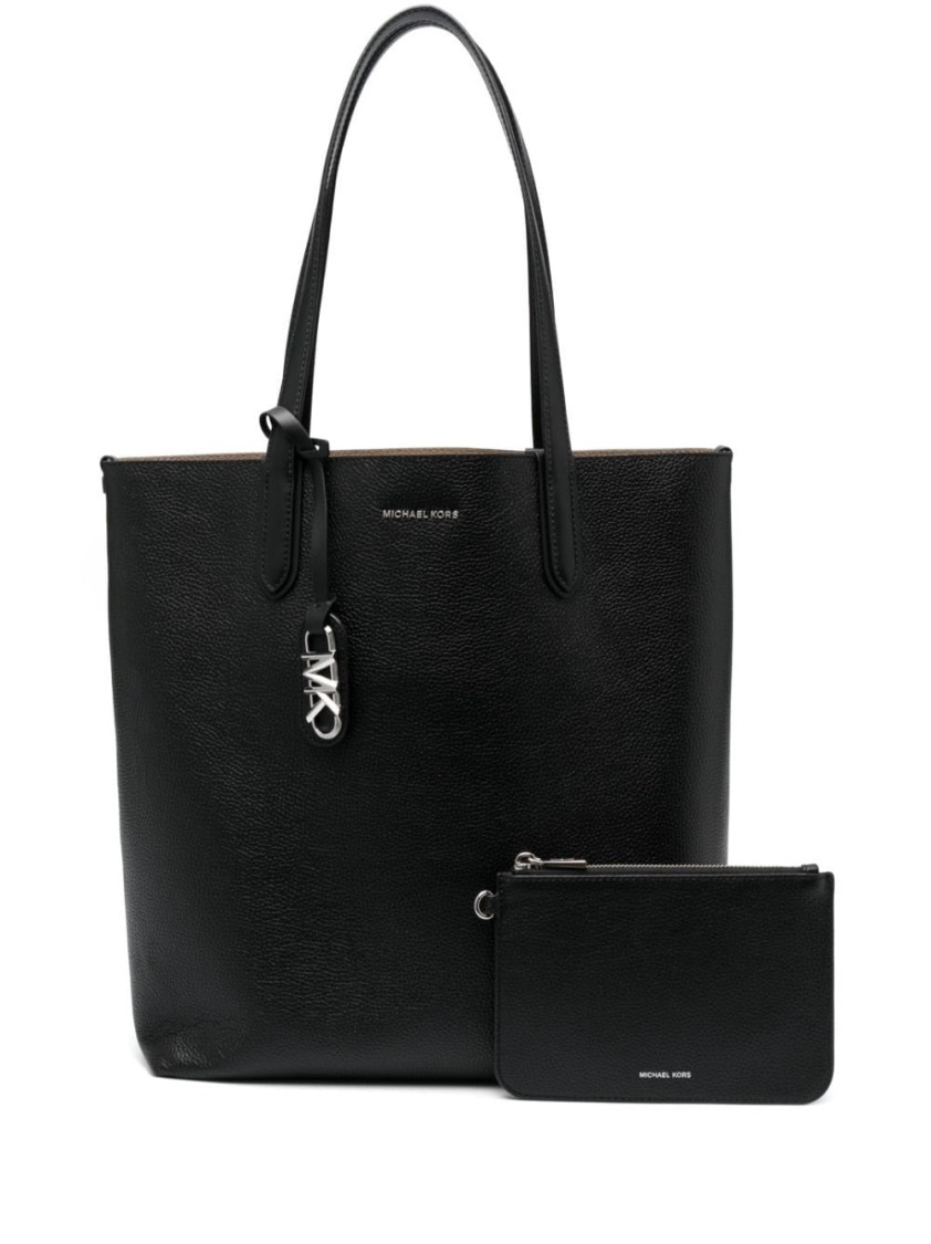 Michael Kors Xl Ns Reversible Tote In Black