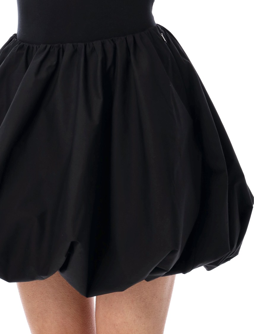 Shop Rotate Birger Christensen Rotate Mini Balloon Skirt In Black