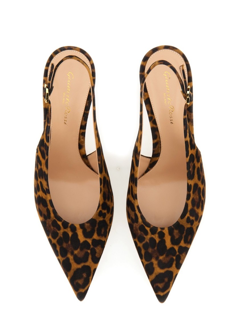 Gianvito Rossi "robbie" Slingback In Brown