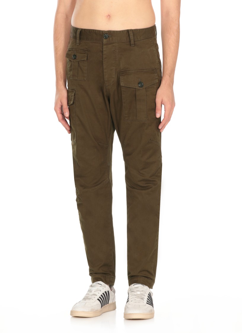 Dsquared2 Sexy Cargo Pants In Green