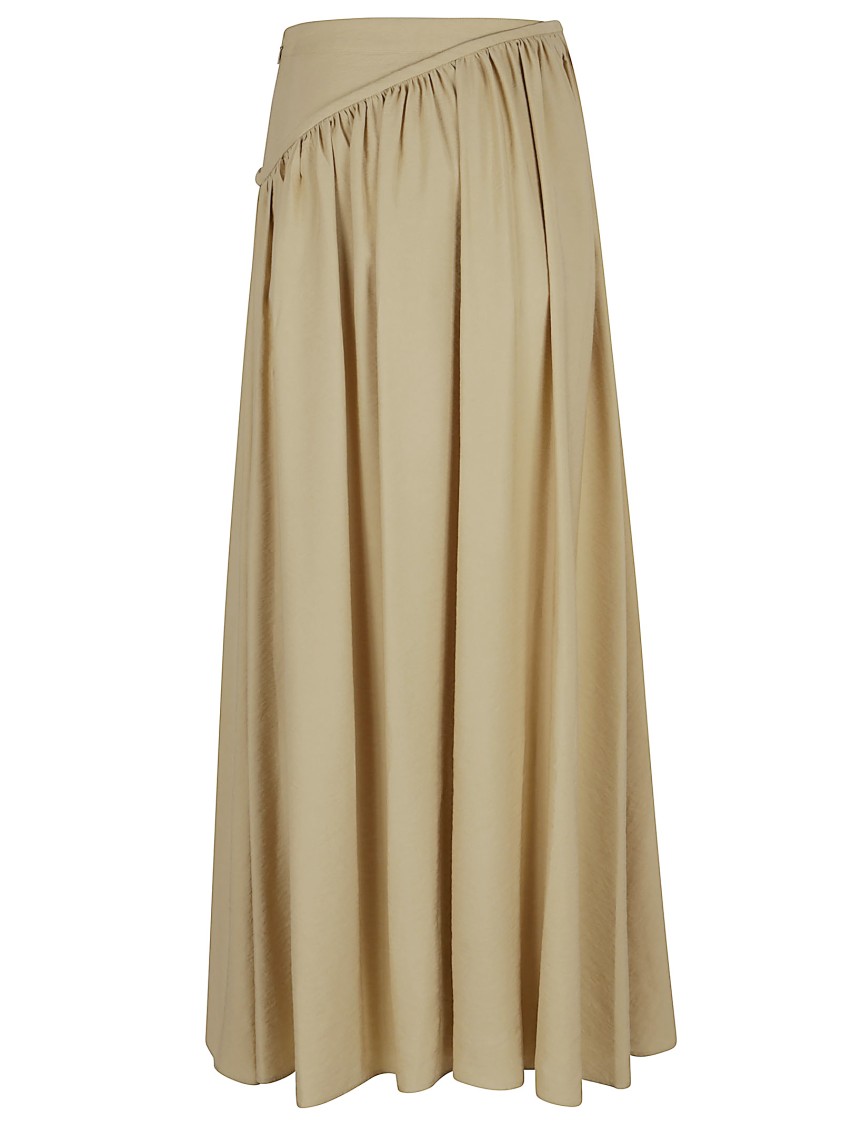 Rabanne Ankle-length Viscose Twill Skirt
