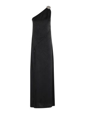 オールインワン・サロペット Amen Zebra Jacquard One-Shoulder Dress With Jewel Detailing Amen Zebra Jacquard One-Shoulder Dress With Jewel Detailing