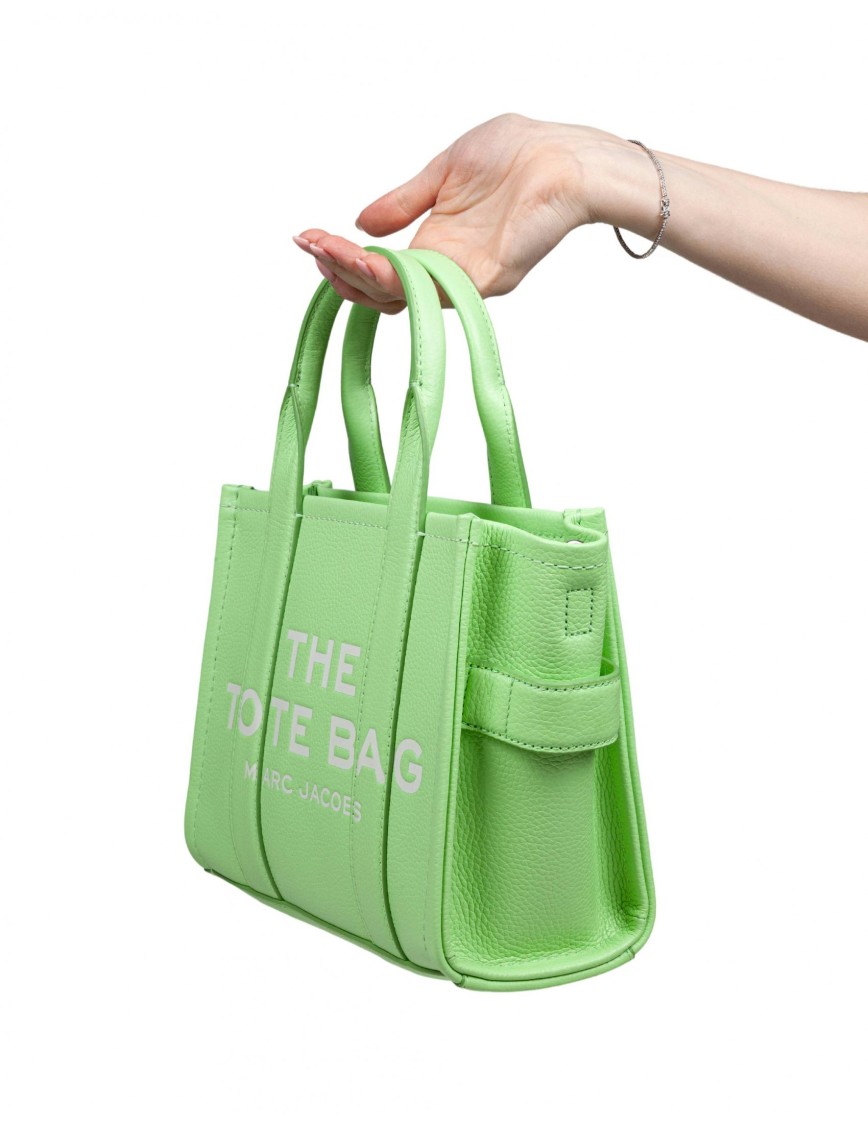 Marc Jacobs Leather Color Mint Green Small Tote Bag | ModeSens