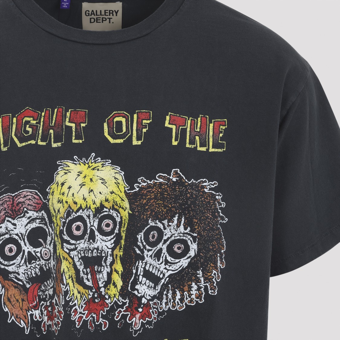 ナイト・オブ・ザ・リビング・デッド Tシャツ GALLERY DEPT. GALLERY DEPT. NIGHT OF THE LIVING DEAD TEE | GRAPHITE