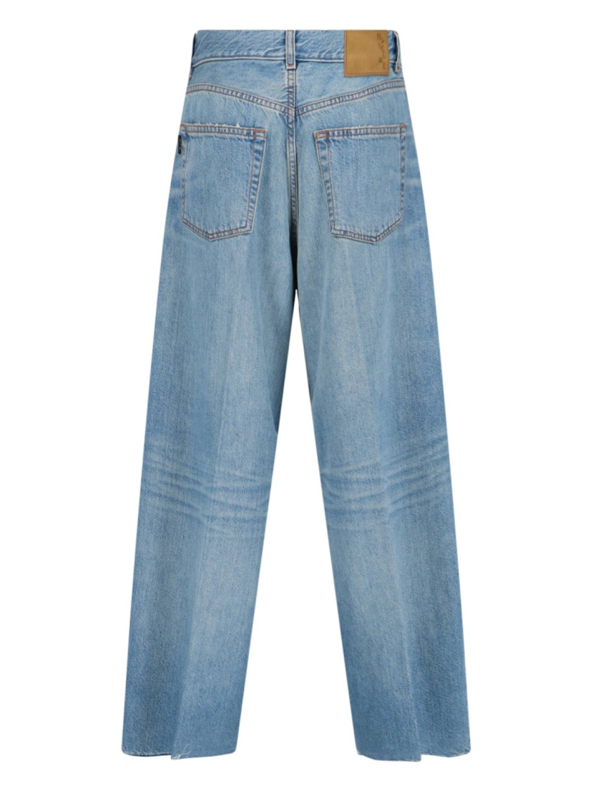 Shop Haikure "bethany" Wide Jeans – Blue