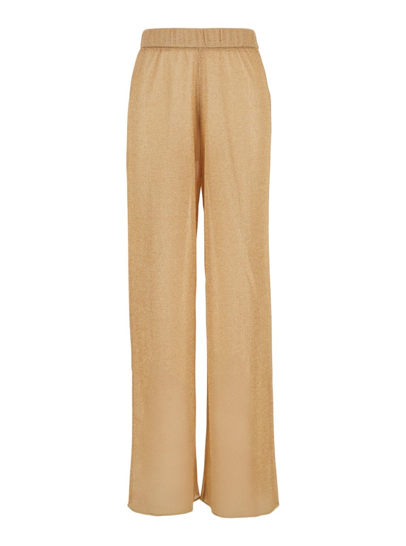 OSEREE OSÉREE LUMIERE' GOLD COLORED PANTS