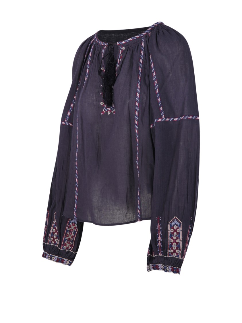 Isabel Marant Étoile Marant Etoile 'fernanda' Top In Black