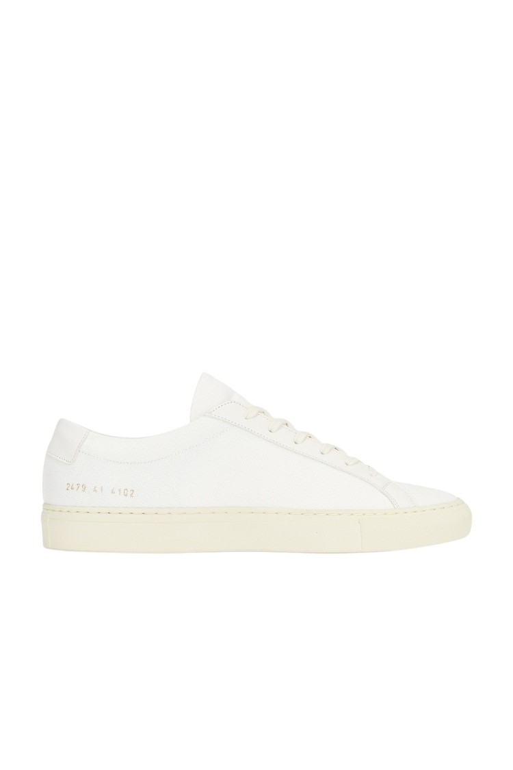 Common Projects Achilles In Canvas Sneakers In White