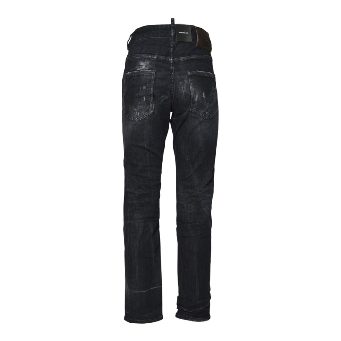 Shop Dsquared2 Destroyed Wash Slim-fit Jeans With Logo Details