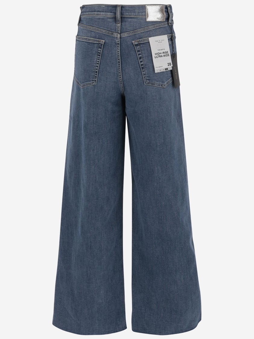 Rag & Bone Stretch Cotton Jeans In Blue