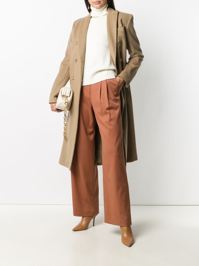 Drumohr White Turtleneck Sweater In White