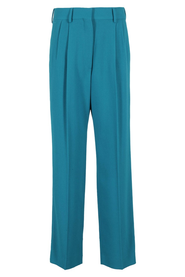 Blazé Milano Kaspia Fox Pants In Blue
