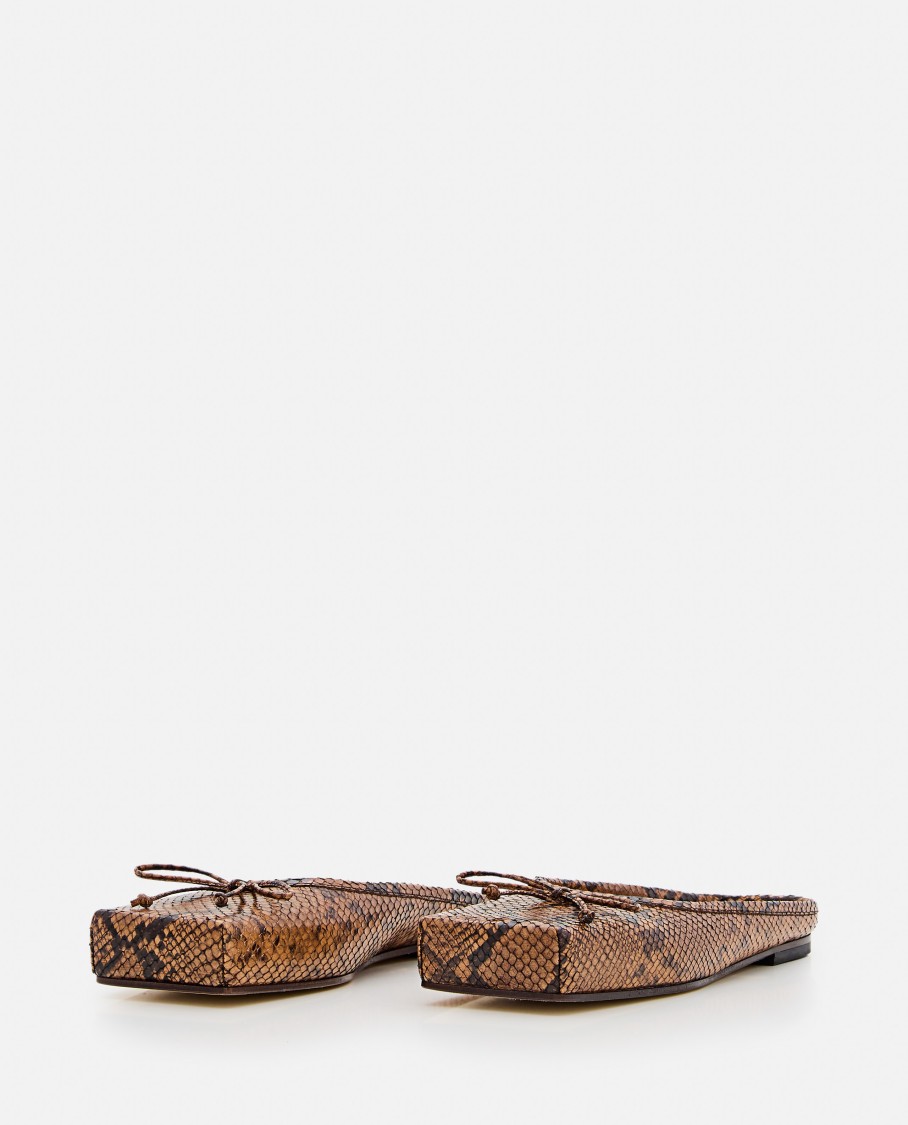 Jacquemus La Casa Series Snake Pattern Embossing In Brown