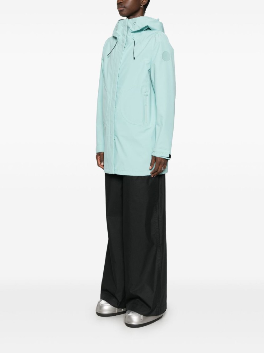 Save The Duck Lightweight Water-repellent Parka With Modern Silhouette In Blue
