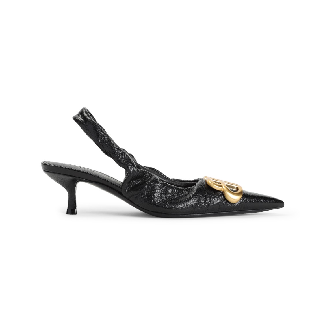 Balenciaga Monaco 50mm Slingback Pumps In Black
