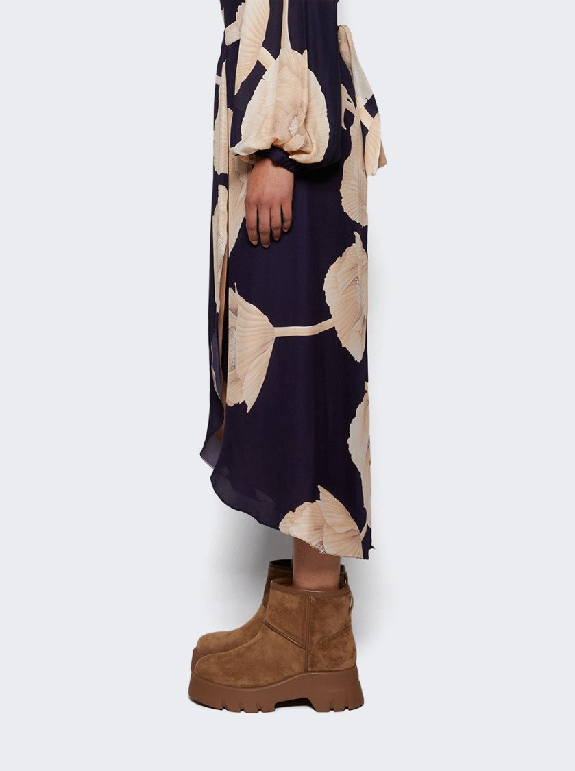 Johanna Ortiz Naturalism Wrap Skirt In Black