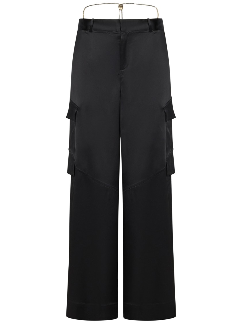 Danamè Stretch Satin Cargo Pants