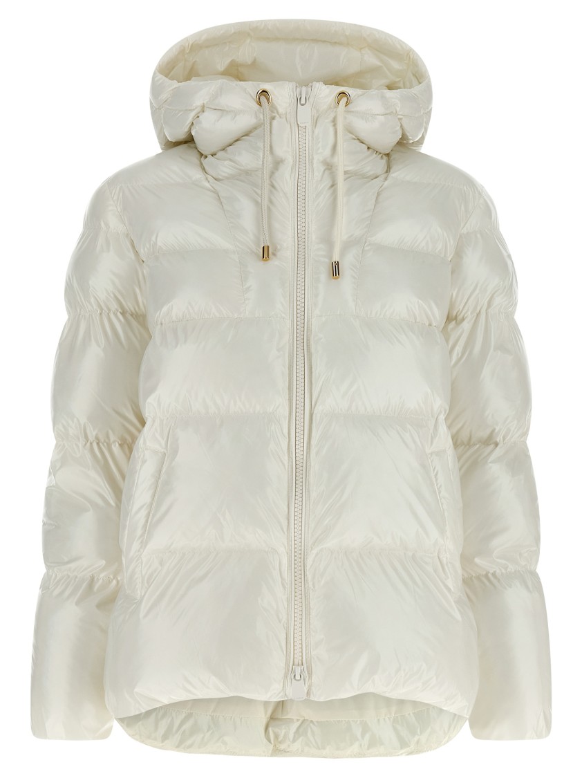 Pinko Eleodoro Puffer Jackets White In White
