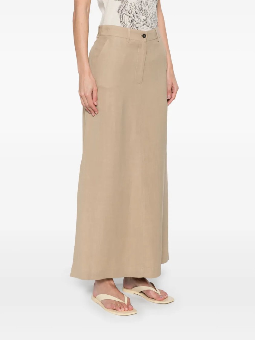 Antonelli Iglesias Maxi Skirt In Neutrals