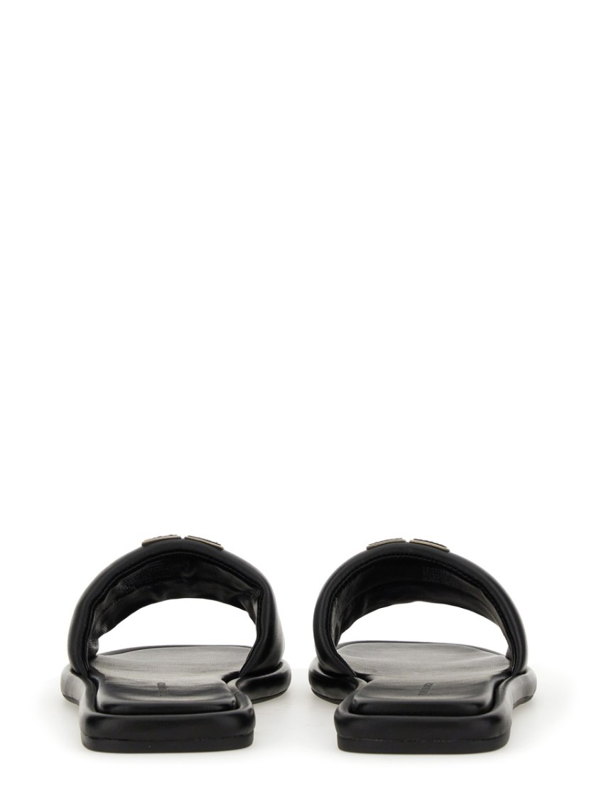 【関税&送料込】Tory Burch Sandalo Slider Sportivo A Doppia Tory Burch Sandalo Slider Sportivo A Doppia T In Orange