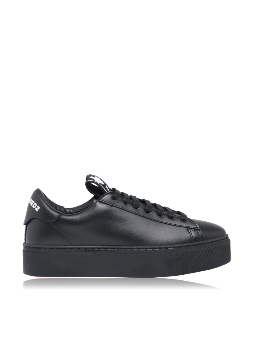 Dsquared2 Evolution Tape Logo Sneakers In Black