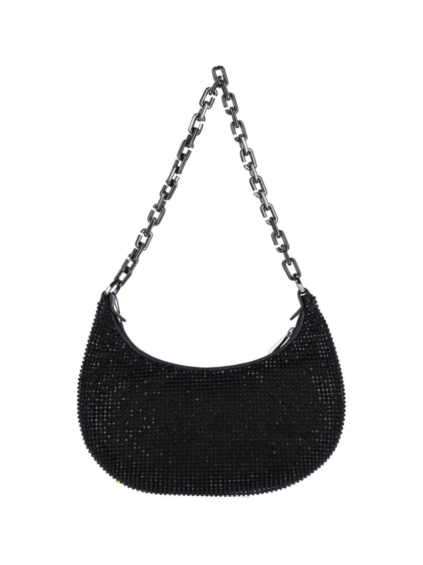 Marc Jacobs The Small Curve Rhinestone J Shoulder Bag