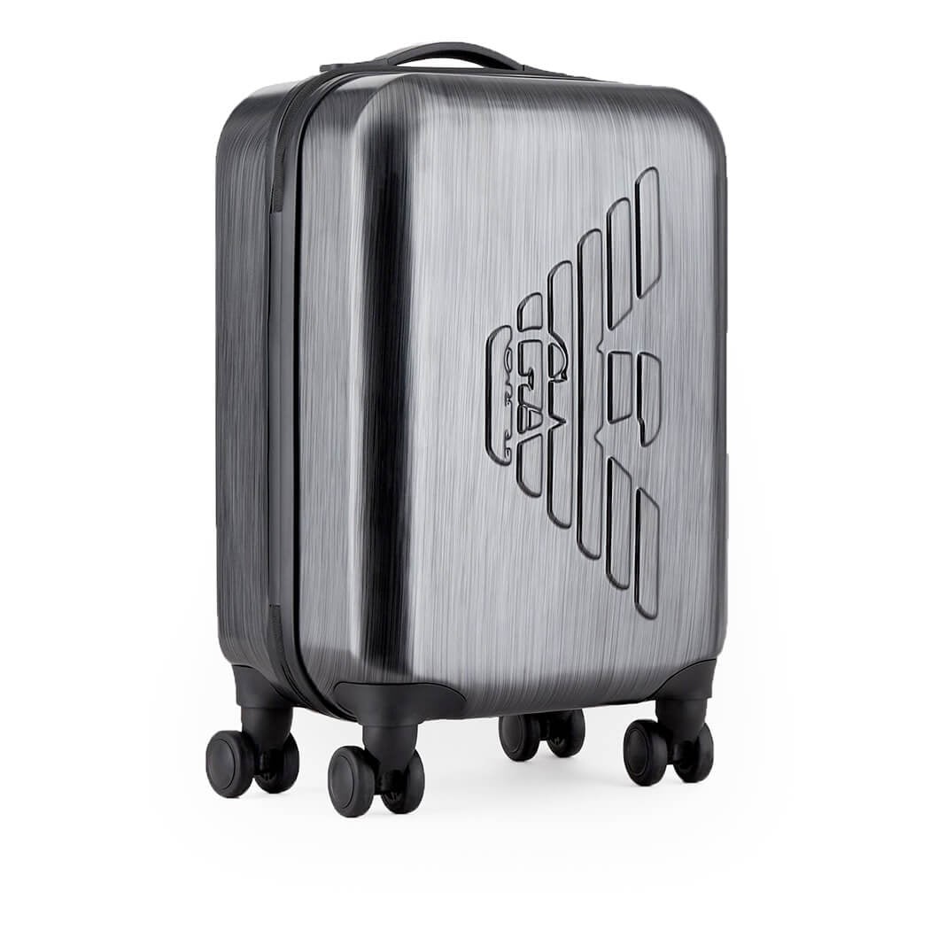 Emporio Armani Brushed Finish Grey Trolley