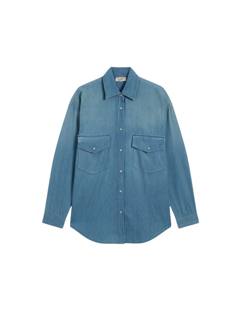 Pence Button-down Shirt With Functional Chest Pockets