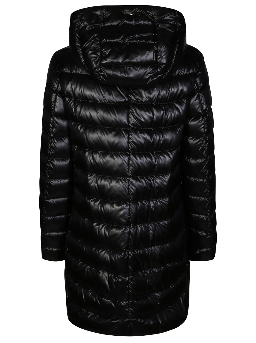 Herno A-shape Ultralight Jacket With Glossy Finish In Black